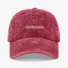 Prewashed Optimistic Cap 