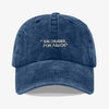 Gorra Prelavada Sin Drama