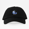 The Wave Emoji Dad Hat - Black 